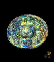 Labradorite Lion Coin