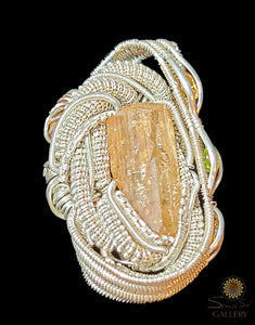 Topaz ~ Artisan Wire Wrap EA-T111