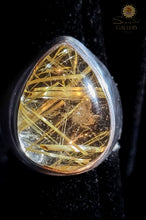Golden Rutilated Quartz Ring - GRQ-111