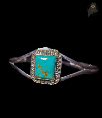 Turquoise Sterling Silver Bangle Bracelet