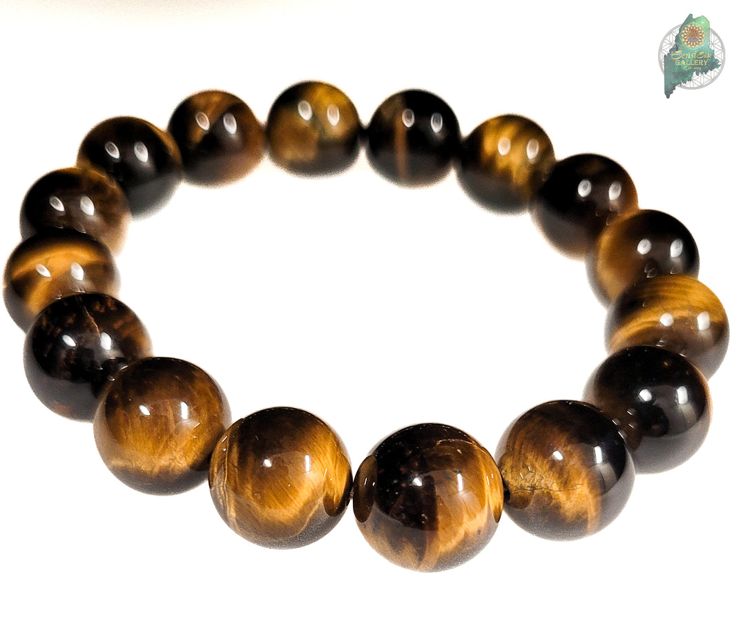 Tiger's Eye Beaded Bracelet