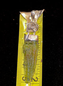 Moldavite with Campo de Cielo