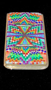 Native Mosaic Money Clip #0203