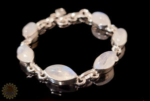 Moonstone Sterling Silver Bracelet