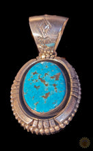 Jimmy Lee Navajo Turquoise Pendant
