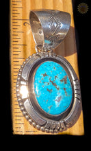 Jimmy Lee Navajo Turquoise Pendant