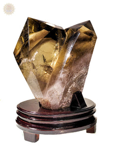Smokey Citrine Double Point
