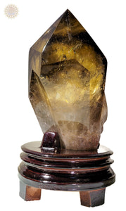 Smokey Citrine Double Point