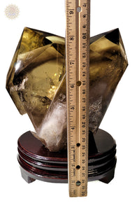 Smokey Citrine Double Point