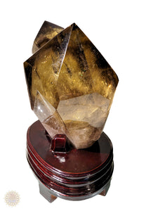 Smokey Citrine Double Point