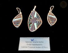 Butterfly Wing Pendant & Earring Set