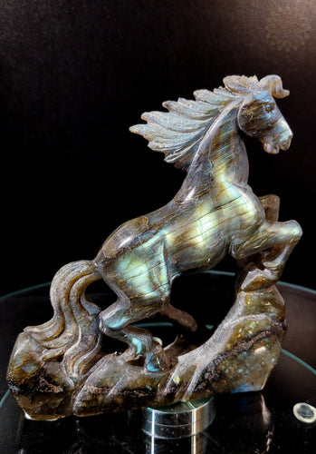 Labradorite Horse