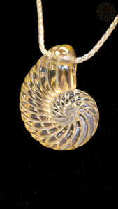 Glass Ammonite Pendant - Digger Glass