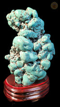 Raw Turquoise on stand