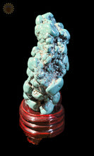 Raw Turquoise on stand