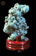 Raw Turquoise on stand
