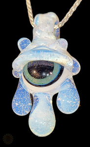 Melting Eye Glass Pendant