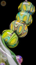 Hand-blown Glass Pendant & Beads