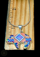 Native Mosaic Bear Pendant