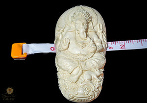 Ganesh Moose Antler Carving