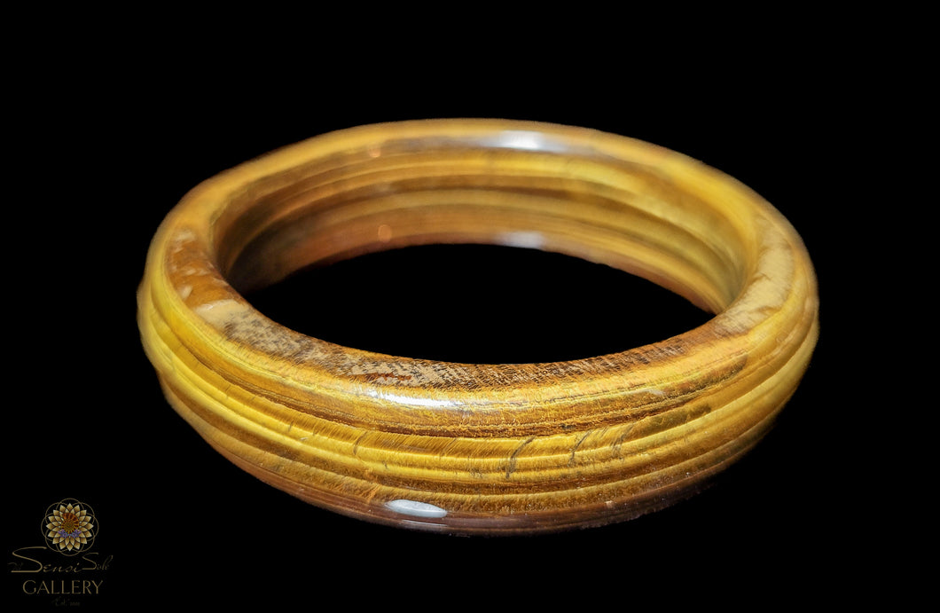 Tiger's Eye Bangle Bracelet